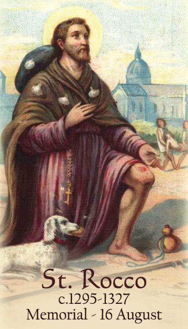 St. Rocco Prayer Card